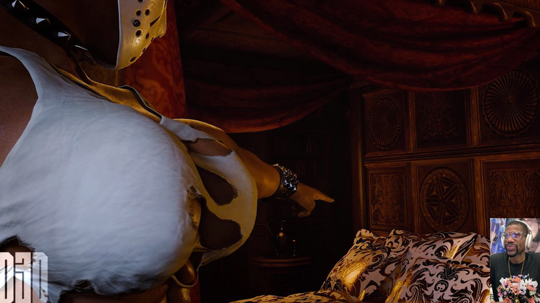 L6RD7BLU3 FUTA: Transgênero Jason recebe seu pau fodido, viúva goza inflando misericórdia