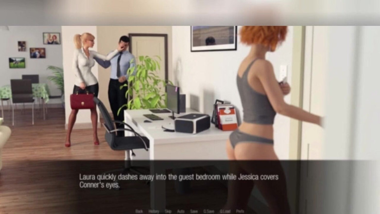 3DXXXTEEN2 Cartoon: Jessica's Blush-Prone Stepsis. 3D porn cartoon sex
