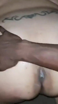 WildEnglishbbw grote zwarte lul Nata4sex massage slaat op mijn reet