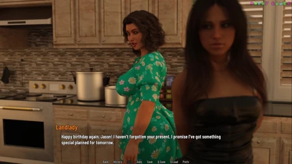 Porny Games: University Days by Greebo - Special Birthday Present, Shower Sex and...