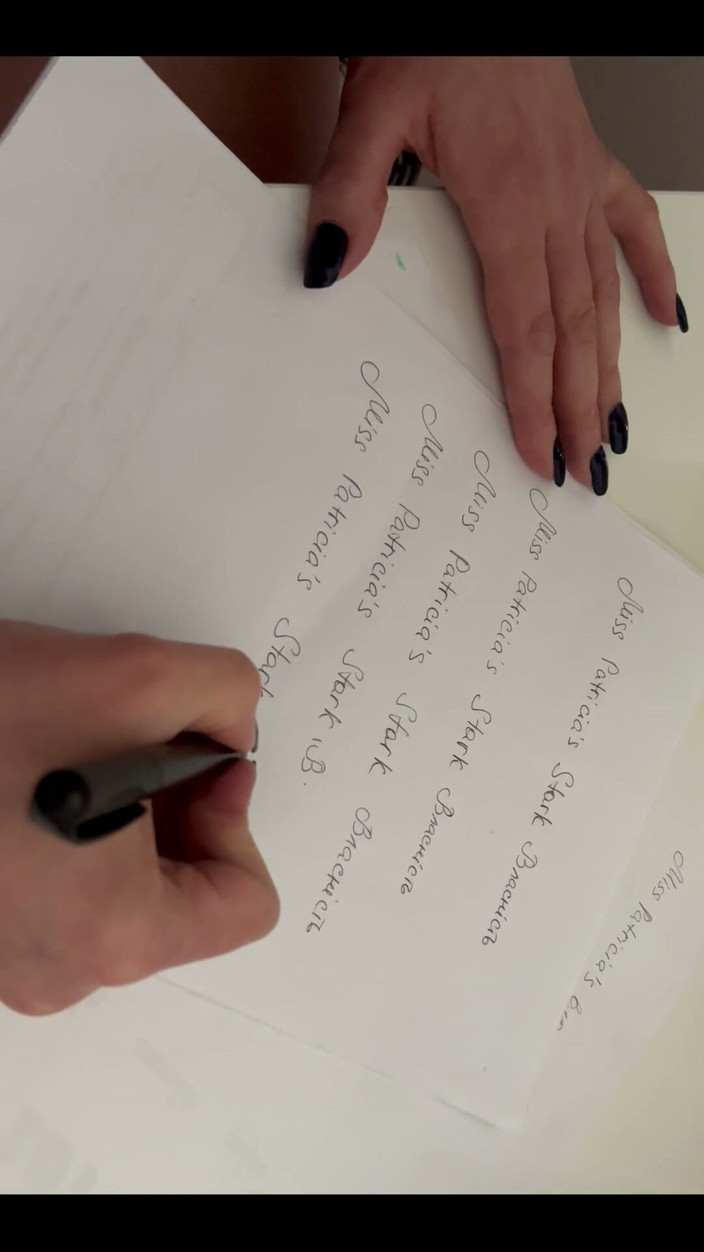 Dominatrix Miss Patricia Stark: Composing Sketch for My Slave’s Tattoo