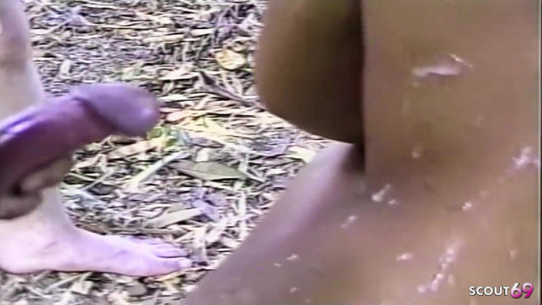 Shemale TS Collection: Латину-транса трахнули в тугое очко трое мужиков на улице