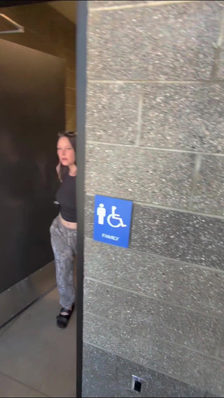 Mya Lane: Wife Sneaks Into Gas Station Restroom to Get Fucked