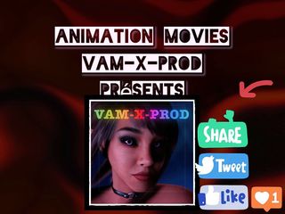 Vam-X-Prod: Sexy šukání - bláznivá japonská dívka - sexuální klip - 3D animace