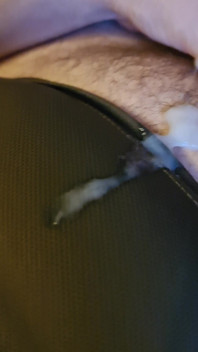 Part 2 of Me Jerking My Small Uncut Cock with My Ballstretcher on, with Cumshot