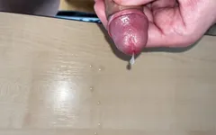 Jerking My Small Foreskin Cock and Cum