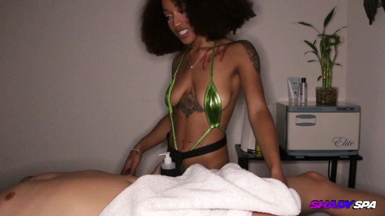 Shady Spa: Mena's Naughty Massage Jerk-off