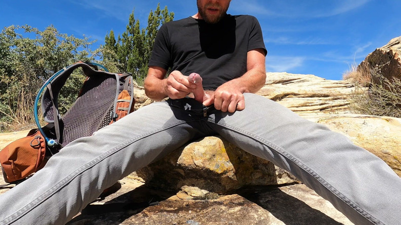 Lapetus: Pissing My Jeans and Jerking off Out in the Desert