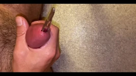 CBT Extreme Urethra Penis Insertion Cum