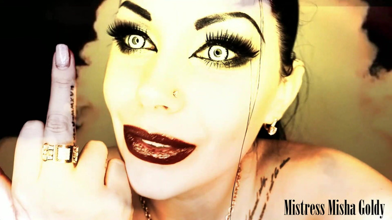 Goddess Misha Goldy: 누가 당신을 빌어 먹을 또는 천사를 따먹어?