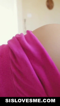 Helpful bro takes the perfect shot of hot Blair Williams sucking his dick