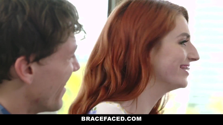 Team Skeet: Ginger brace faced Aria Carson needs some jaw stretching