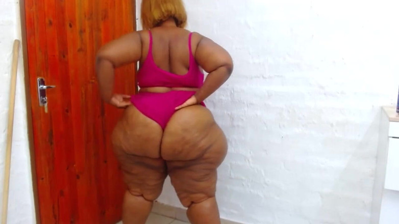 Big black clapping booties: Masturbare la Fundul meu masiv bbw, episodul 1007