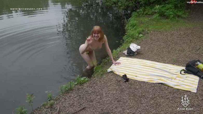 Anne Eden: Hot sex at the lake!