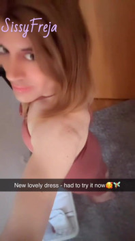 Sissyfreja in New Sexy Dress