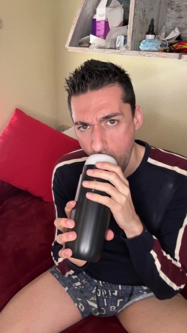 Liam Harding: Hot Stepdaddy Showing off Big Cock and Playing with Vibrator