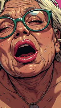 Mature Orgasm Face Art