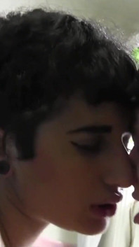 Lesbian action in the bathroom