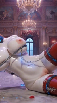 3D Hentai Cowgirl Doll - Smart Ropes Control & Float Ahegao