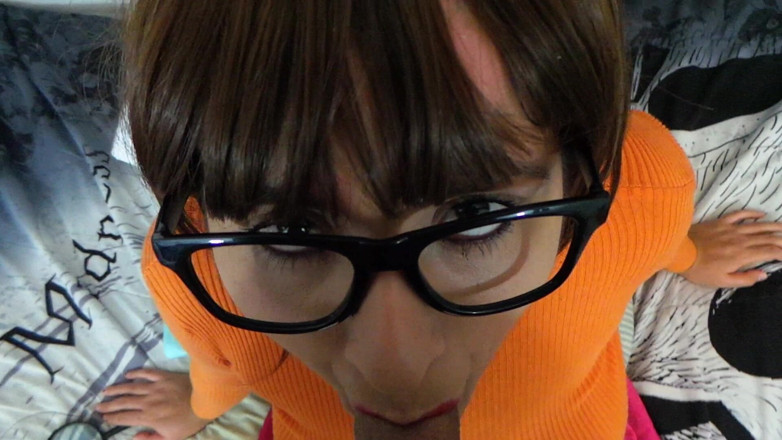 VickyVixen: Velma cosplay lagi asik nyepong kontol