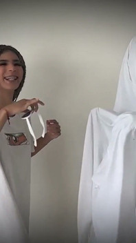 Gina Sucks the Ghost's Dick so He'll Stop Tormenting Her