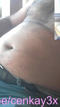 Stepdaddy Is on Air with a Cigarette in His Mouth and He Is Happily Playing with His Dick. the Broadcast Is Full of Chat.