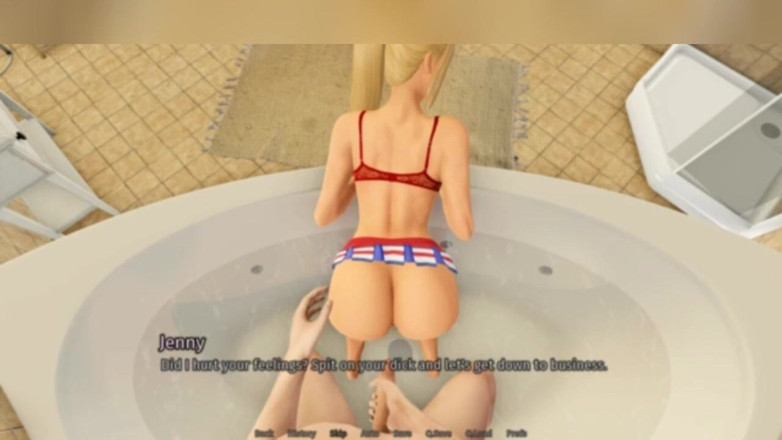3DXXXTEEN2 Cartoon: 좋은 소녀의 뒷문. 3D 포르노 만화 섹스