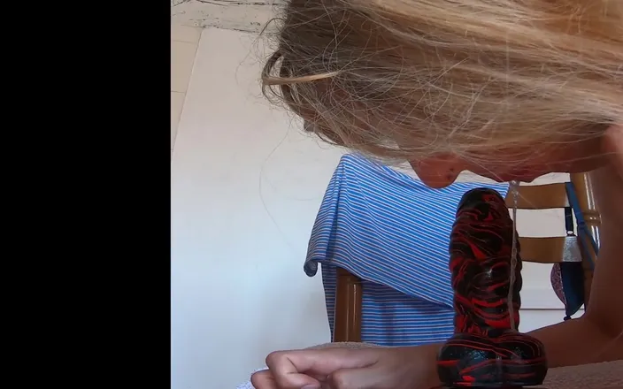 Ane Get Horny: Teasing You Pink Outfit, Close up Dragon Dildo Fuck and...