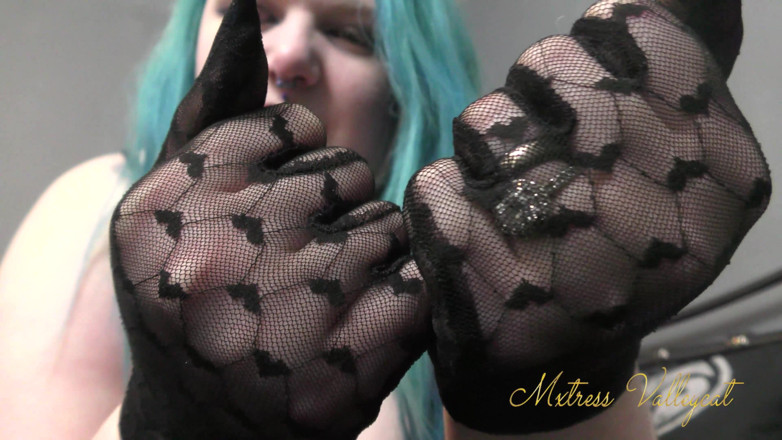 Mxtress Valleycat: Adoration gothique des gants