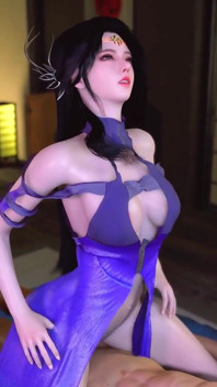 Xuan yi la bellezza virtuale con le curve reali - Animazione 3D