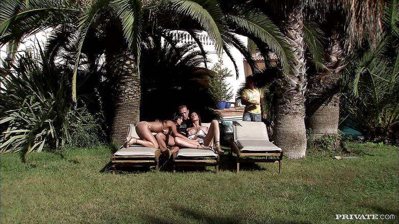 Private.com: Privé, 4 en plein air avec pipes et double pénétration