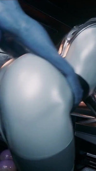 D3d Hot Curvy Ass Takes Hard Doggy Style - Intense Anal Ending in a Creamy Explosion