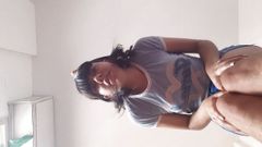 ViviBush: Bratty teen giantess throws a tantrum