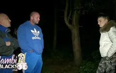 Teen dolly goes dogging
