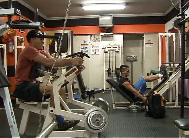 Bareback TV: Strong muscle guys fucking and sucking each other in the...