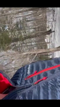 Guy Showing off Cock Pissing While X Country Skiing