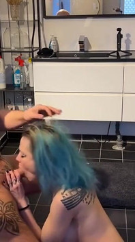 Fucking Her Ass While Drowning Her Head in the Toilet