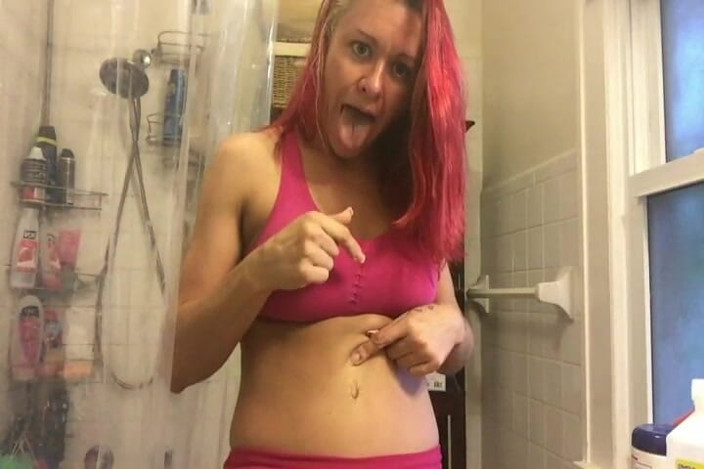 The foxx office: Efter gym mage kul med Catherine Hidef Mov