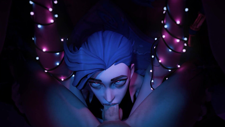 Kaeg Antonovich: Krémové šukání do obličeje s modrovlasou holkou!