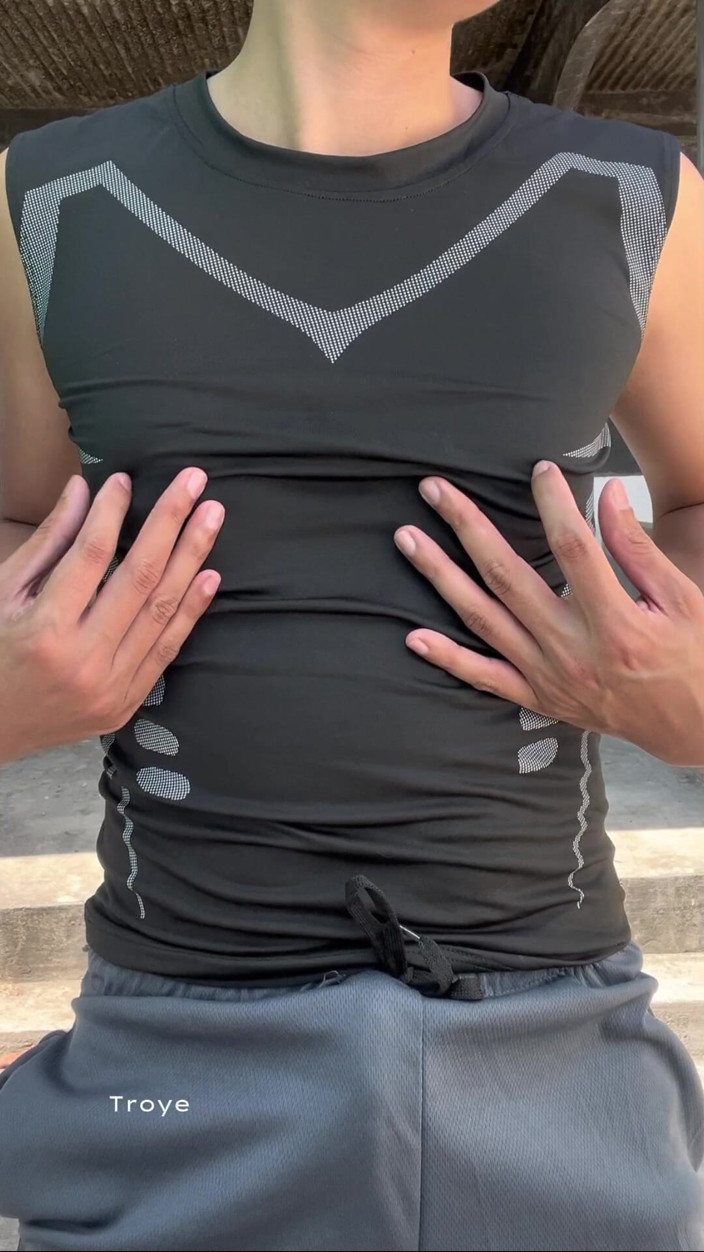 Troye_AsianPinoy: Tight Gym Outfit Makes Me Cum a Lot