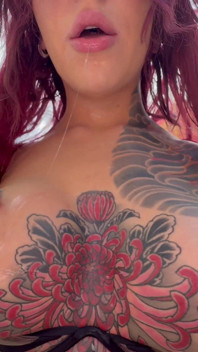 Tattoed Babe Luna Legend Suck and Cowgirl on My POV