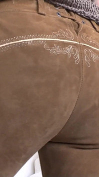 Bavarian Lederhosen: Ass Sniffing and Cumming on My Ass! Lady Victoria Valente