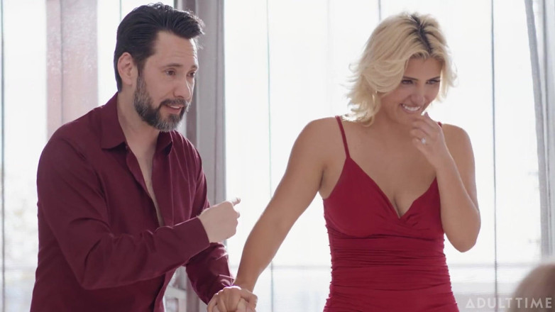 Adult Time: Adult Time - Horny Hotwife Scarlett Sage Swaps Husbands with Bestie...