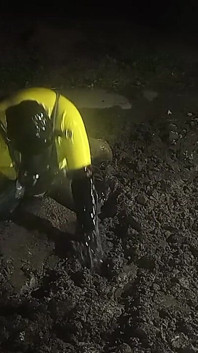 Latex High-vis Worker Drone Mud Fuck