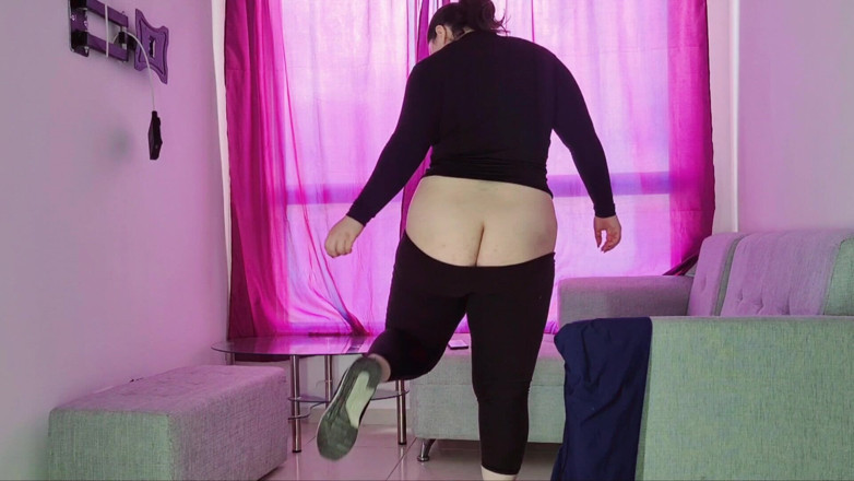 Alice H: Buttcrack terwijl ik train