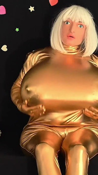Golden Sissy Pleasure Bot