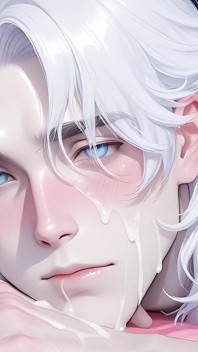 Dreamy Soft-haired Boy Covered in Thick Dripping Cum Afterglow