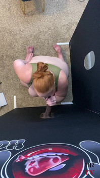 SSBBW Julie Ginger Gets Facial From Stranger at Gloryhole