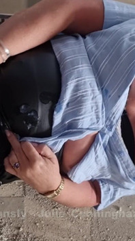 Abandoned Building Cumshot From Above - Julie Wanks & Gets Covered