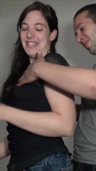 Two dick in MILF asshole